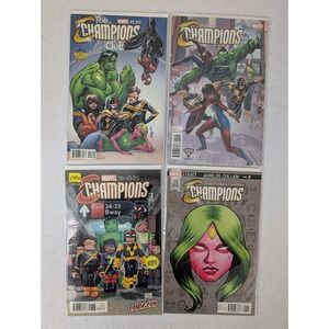 Marvel Champions Variant Lot 4 Midtown Fried Pie Minimates Ramos Covers NM Range